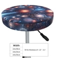 thumbnail image 4 of Naloa Fireworks1 Round Bar Stool Cushion Cover 12-14 inch, Fits Kitchen, Office, Restaurant Chairs - {sizeName}14 inch, 4 of 7