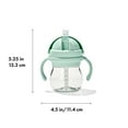 thumbnail image 6 of OXO Tot Transitions 6 oz Straw Cup with Removable Handles, 2-Pack, Opal and Dusk, For Toddler Ages 6 months and up, 6 of 7