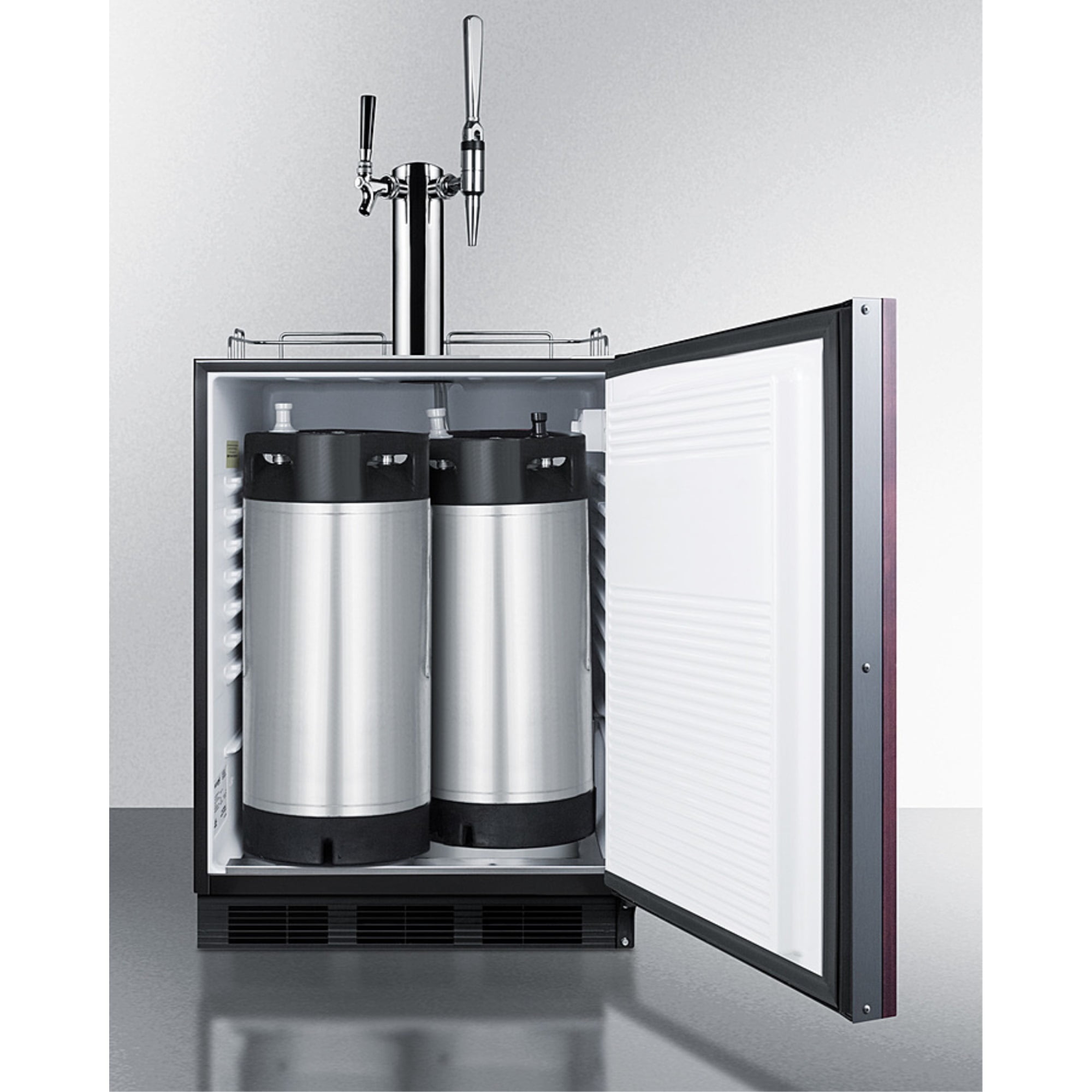 ADA compliant built-in commercial combination cold brew/nitro coffee kegerator