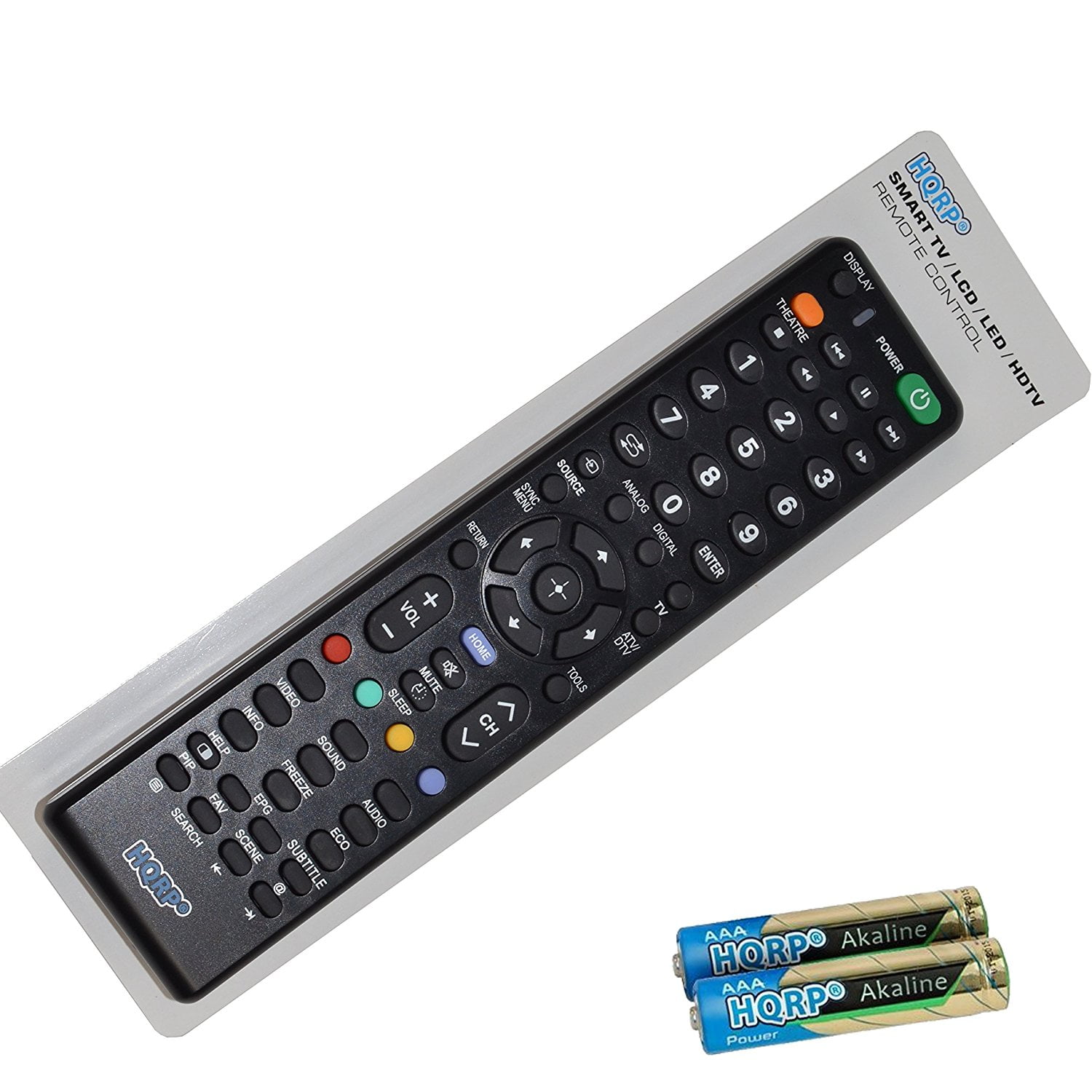 HQRP Remote Control for Sony KDL52XBR6, KDL52XBR7, KDL52XBR9, KDL