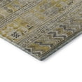 thumbnail image 3 of Addison Rugs Mayfield Premium Machine Washable Transitional Stripes Brown Round Rug, 8' x 8', 3 of 6