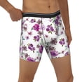 thumbnail image 5 of Sigee Rose Flowers for Men's Boxer Briefs,Moisture Wicking and Breathable Medium, 5 of 9