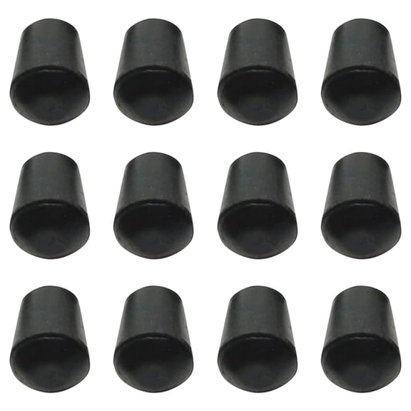 IBASETOY 12Pcs Durable Folding Chair Leg Caps and Table Leg Protectors Waterproof Floor Coverings