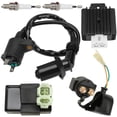 thumbnail image 1 of Bobina de encendido con relé solenoide CDI Box Starter para GY6 50-150 cc, 1 of 9