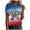 Blue Short Sleeve, variant on Soccer Jerseys for Women Short Sleeve Y2k Basic Tops Crew Neck Summer Soccer 2026 Shirt Spain Brazil Argentina France Germany Portugal Dark Blue L