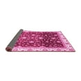 thumbnail image 2 of Ahgly Company Indoor Round Oriental Pink Traditional Area Rugs, 7' Round, 2 of 4