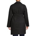 thumbnail image 5 of Mark Alan Women's Plus Size Single-Breasted Belted Peacoat, 5 of 5