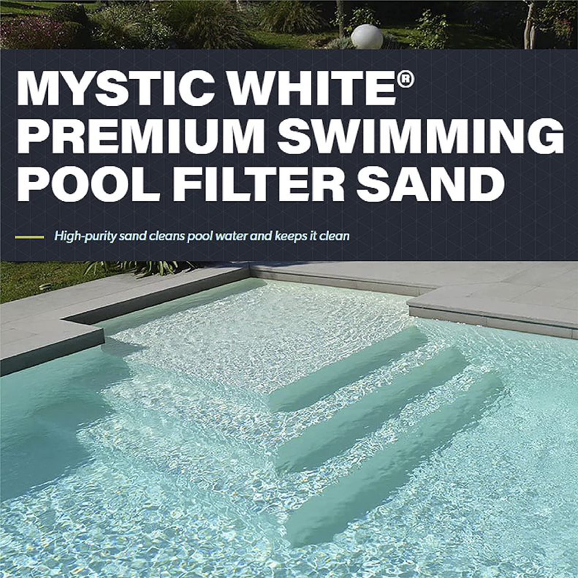 U.S. Silica Mystic White II Pool Filter Sand - 50 lb