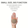 thumbnail image 3 of HLONK [Portable White Noise Machine]  Omini SE Portable White Noise Machine | 12 Relaxing Sounds  8 Color Modes  Rechargeable & Memory Function  4 Timers | For Home  Travel  Office Use, 3 of 6