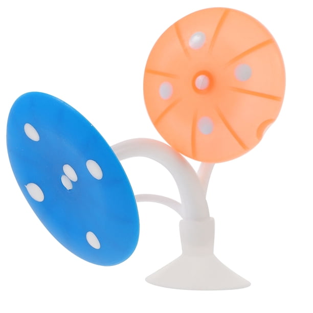 WASHWEPE Hongo Decorativo Azul Para Acuario Con Para Peces Betta Y Ambiente