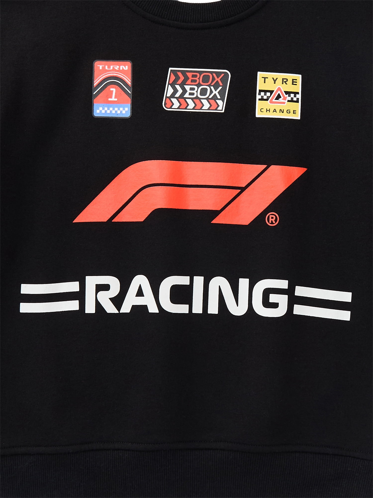 Formula 1 Racing Little Boys and Big Boys Graphic Crew Sweatshirt with Long Sleeves, Sizes 4-18