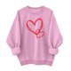 thumbnail image 1 of Camiseta de Moda de Cuello Redondo Casual de Manga Larga de las Mujeres para el Uso Diario, Suéter de Poliéster Suave, Blusa de Primavera de Invierno, 1 of 4