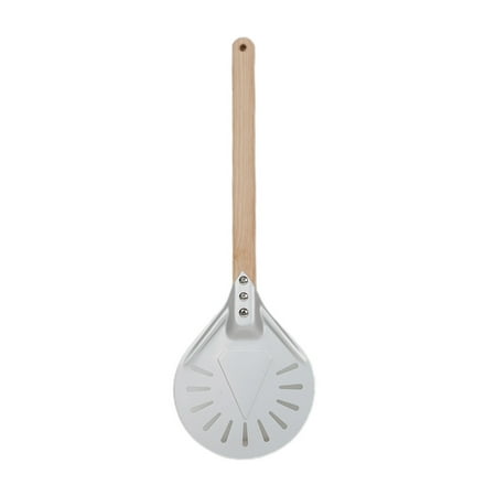 

TRINGKY Perforated Pizza Peel Turning Homemade Pizza Peel Wooden HandleHigh Quality for Homemade Pizza Oven Accessories KItchen
