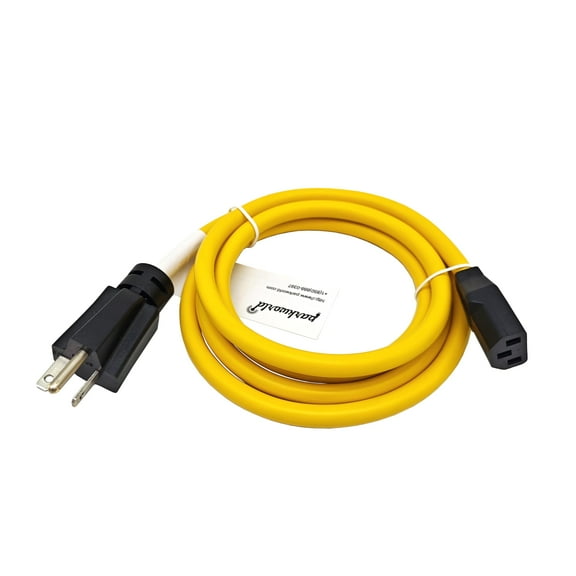 Parkworld 67539 Computer Power Cord NEMA 5-20P to IEC C13 , 16A, 125V, SJTW 14AWG/3C (6FT)