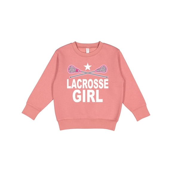 Inktastic Lacrosse Girl Toddler Sweatshirt