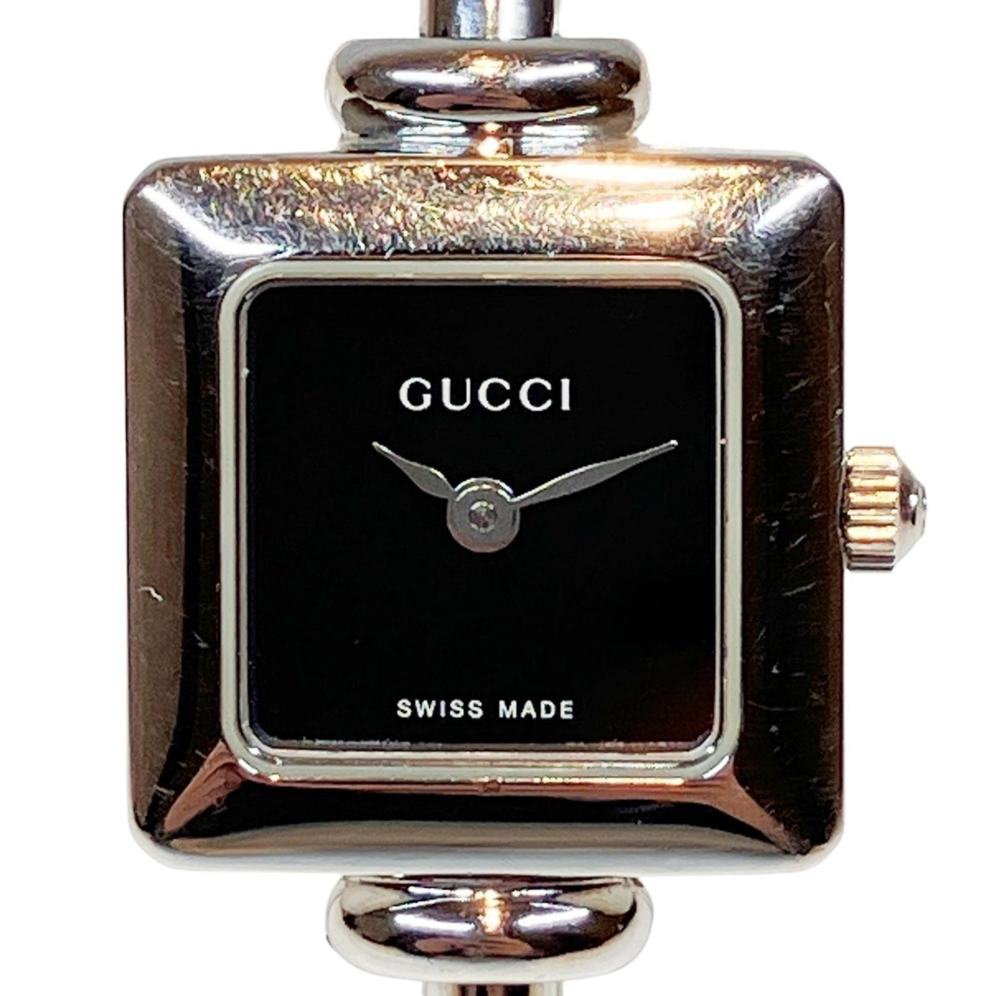 Gucci Watch Quartz Square Black Dial Leather Available ✔️(Vintage ) ???Gucci 4200M Vintage Quartz  main image 2