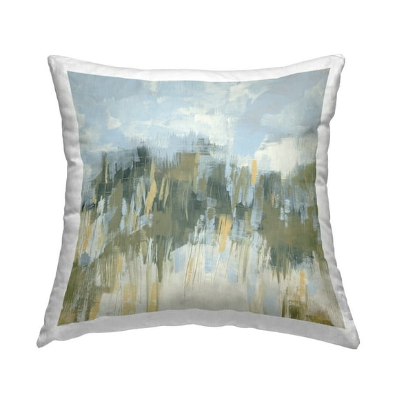 Stupell Industries Chaotic Natural Abstraction Decorative Printed Throw Pillow, 18 x 18