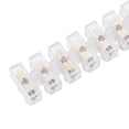 thumbnail image 5 of Uxcell Terminal Block 12 Position Dual Row 380V 10A Type U Wire Connector Screw Terminal Barrier Strip 10 Pack, 5 of 5