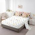 thumbnail image 5 of Manfei Cartoon Dinosaur Egg 7pcs Bedding Comforter Set,Multicolor Geometric Dots Queen Bedding Sets,Modern Colorful Aesthetic Queen Sheet Sets For Girl Boy,Luxury Bedroom Decor Reversible, 5 of 8