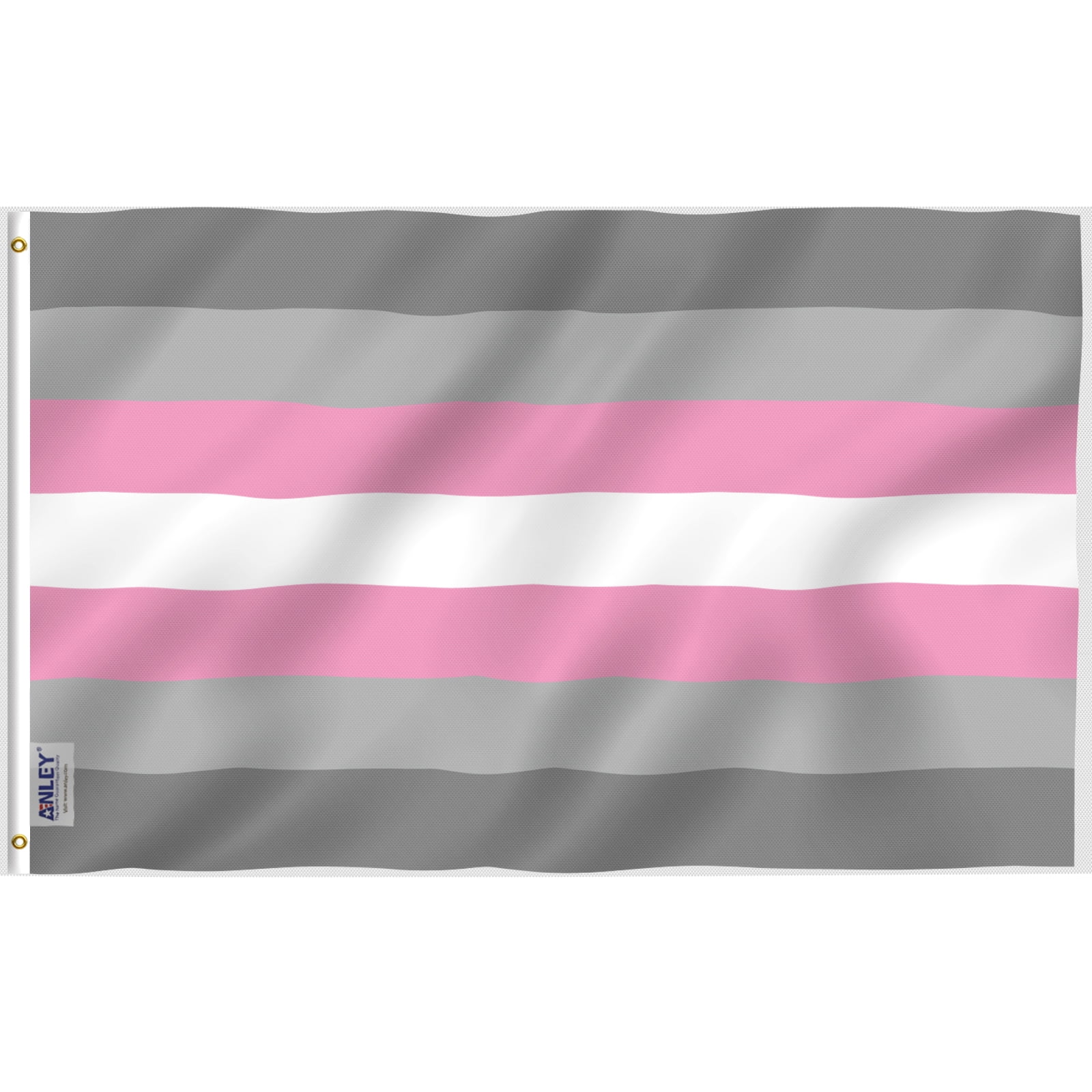 Anley 3x5 Foot Demigender Demmy-Girl Pride Flag - Demiwoman LGBT Flags