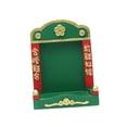 thumbnail image 4 of simhoa Mini Buddhist Niche Mini Shrine Feng Shui Decor Display Stand,Desktop Decoration Green, 4 of 8