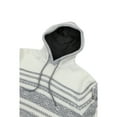 thumbnail image 6 of X RAY JEANS Mens Stripe Pattern Hooded Sweater, Grey, 2XL, 6 of 6