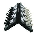 thumbnail image 1 of Hi,Fancy Mini Chess Set Folding Plastic Chessboard Lightweight Board Game Home Outdoor Portable Kid Toy, 1 of 8