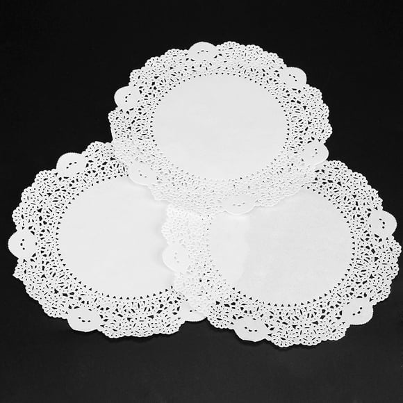 Tapetes de papel, 180 piezas, tapete de papel decorativo hueco para pasteles, solución innovadora