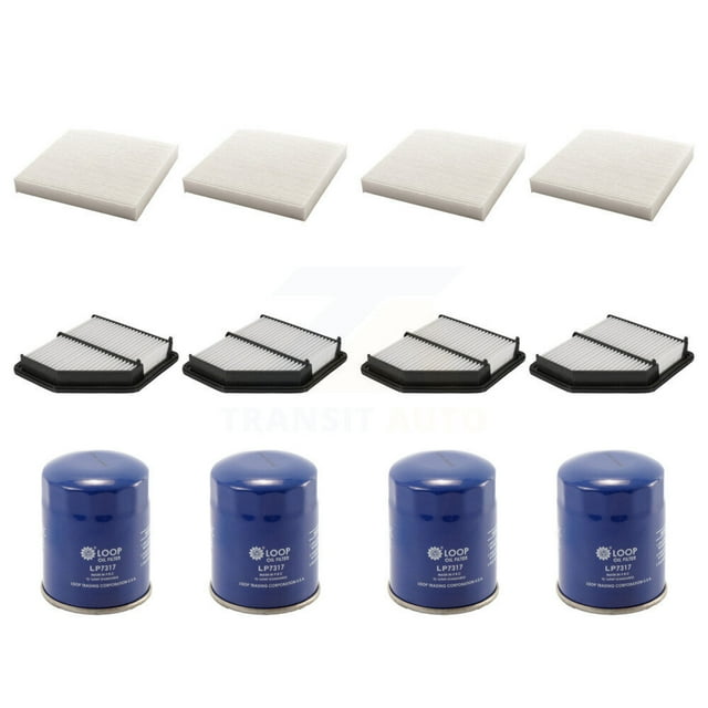 PUR 4x Air + 4x Cabin + 4x Engine Oil Filter (12 Total) Kit for Car 2016-2022 Honda HR-V KFM-102265