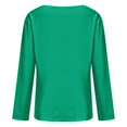 thumbnail image 6 of Cowl Neck Tops for Women, Yigetop Women's Long Sleeved Fashion Printed Tops Piled Collar T Shirt Women's Shirt Womens Work Tops Green XL, 6 of 6