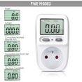 thumbnail image 3 of Wattmeter socket energy meter, energy consumption meter Power Consumption Monitor with LCD display screen, 3 of 5