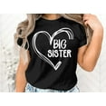 thumbnail image 2 of Funny Big Sister Gift Present For Adults Kids Women Girls T-Shirt Fancy Lady Big Sister Present For Little Girl Teen Women Girl Tshirt, 2 of 10