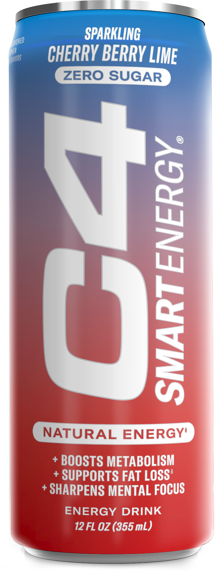C4 Smart Energy Sparkling Cherry Berry Lime,12 Oz