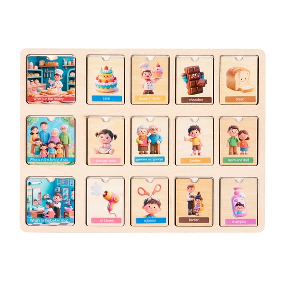 Tarmeek Wooden Toddler Learning Puzzles, Montessori Toys for 1 2 3 Year Old Boys, Educational Toys , Christmas Birthday Presents for Kids Age 4 5 6 Years Old