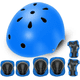 thumbnail image 1 of Casco Protección Kit Malubero Niños Bicicleta Azul 3-13 años Malu1785, 1 of 3