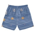 thumbnail image 2 of Cute Hearts Sun Boats Stripes Swim Trunks Board Shorts Beach Pants Bathing Bottoms XL, 2 of 8