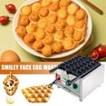 thumbnail image 6 of Flylapdo Commercial-Grade Waffle Machine, 1800W 30-60 Pcs/Hour Output & Durable Cast Aluminum Molds Egg Waffle Maker Bubble Skewer for Dessert Shops, 6 of 9