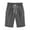 Gray, variant on Karight Women's Elastic Waist Casual Comfy Cotton Linen Beach Shorts with Drawstring Knee Length Curling Bermuda Shorts