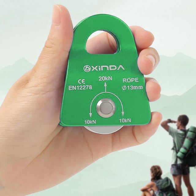 Polea de escalada shamjiam Elevación de Árbol Micro polea