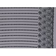 thumbnail image 2 of Zelouf Double Border Floral Flock W/outline Gliter On Tule  , Sewing, DIY, Crafts Fabric by the Yard, Blk/blk/silver, 20 Yard, 2 of 2