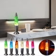 thumbnail image 3 of Luz nocturna LED XOAIHY que cambia de color con purpurina - Lámpara decorativa de dormitorio de vidrio y ABS con alimentación USB, perfecta para niños y adultos, 3 of 4
