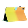 thumbnail image 4 of for iPad 10th Gen 10.9" 2022, Gradient Color PU Leather Folio Stand Magnetic Wallet with Card Pockets [Auto Wake/Sleep] Soft TPU Shockproof Cover for iPad 10th Generation, Orange+Yellow, 4 of 11