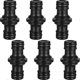 thumbnail image 1 of 6 Pack Double Male Hose Connectors Extender For Join Garden Hose Pipe Tube (black), 1 of 5