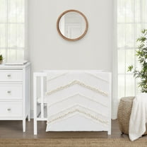 Sweet Jojo Designs Boho Fringe Ivory 3 Piece Mini Crib Bedding Set