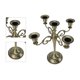 thumbnail image 1 of Candelabro De 5 Brazos, Centro De Mesa Decorativo Retro De Hierro Con Brazos Dorados, Para Mesa De Comedor De Boda En La Iglesia Del Hogar, 1 of 7