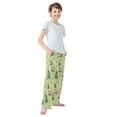 thumbnail image 4 of FORMRS Kids Pajama Pants with Pockets Size 6-8Y Boys Lounge Sleep Bottoms, Cartoon Forest Animals, 4 of 8