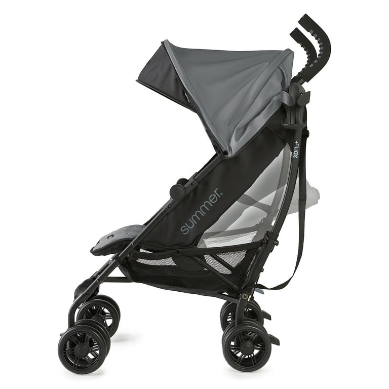 Summer 3Dlite Convenience Stroller Matte Gray Lightweight Umbrella Stroller