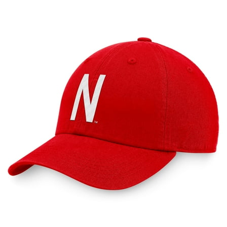 Men's Red Nebraska Huskers Central Adjustable Hat