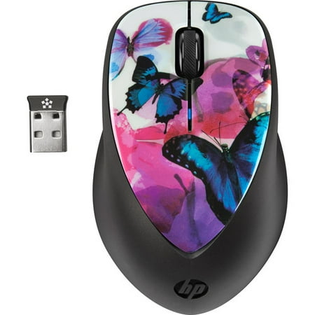HP Butterfly Blossom Special Edition Wireless X4000 Mouse