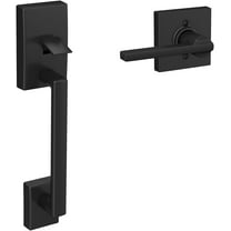 Schlage Fe285-Cen-Lat-Col Century Lower Half Handleset For Schlage Deadbolts - Black